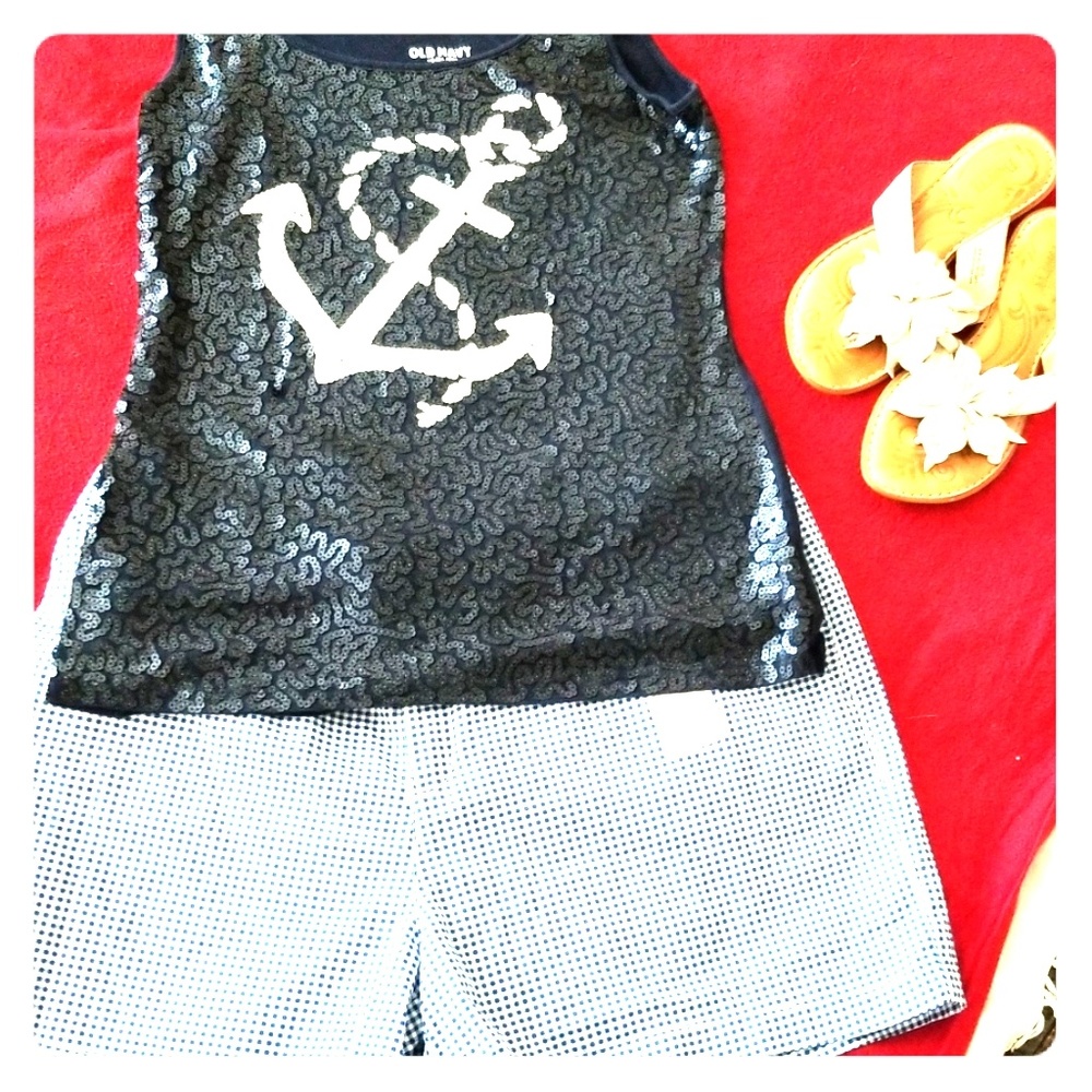 New Checkered shorts with pockets (Blue & White)